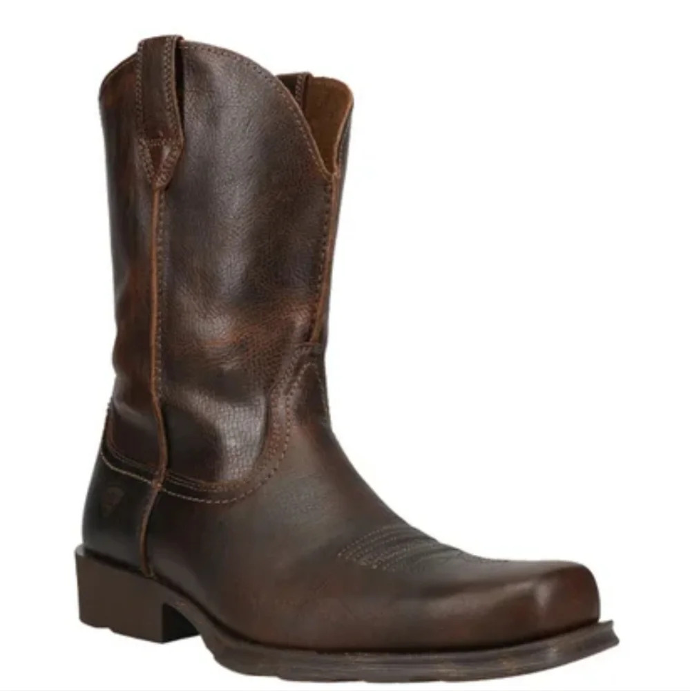 Rambler Square Toe Cowboy Boots Sz 12D